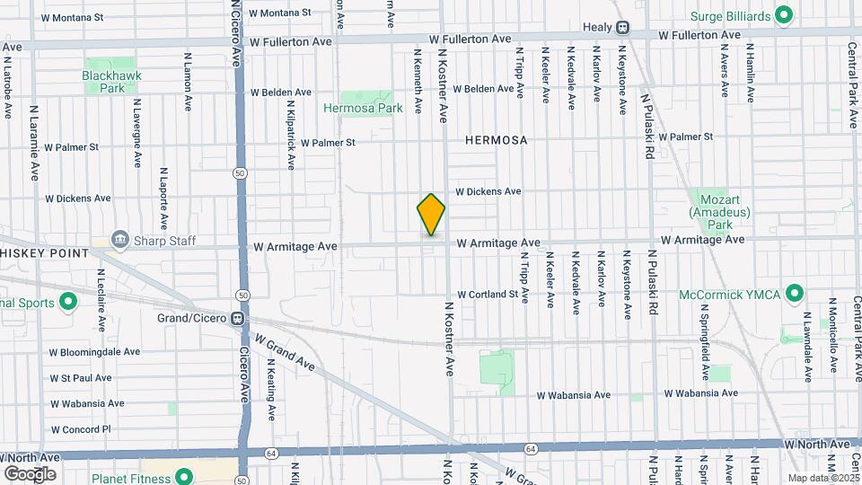 4412 W Armitage Ave Map and Location Details