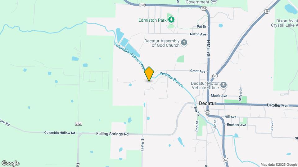640 Hidden Springs Dr Map and Location Details