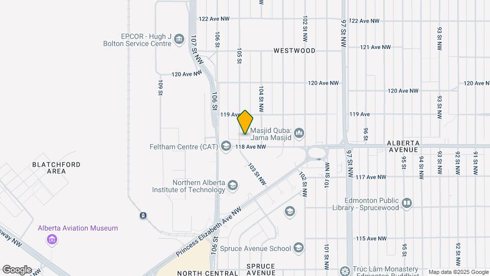 11815 105th St NW Map and Location Details