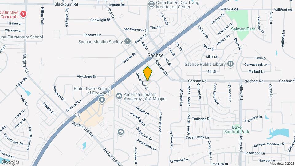 5410 Brookhollow Dr Map and Location Details