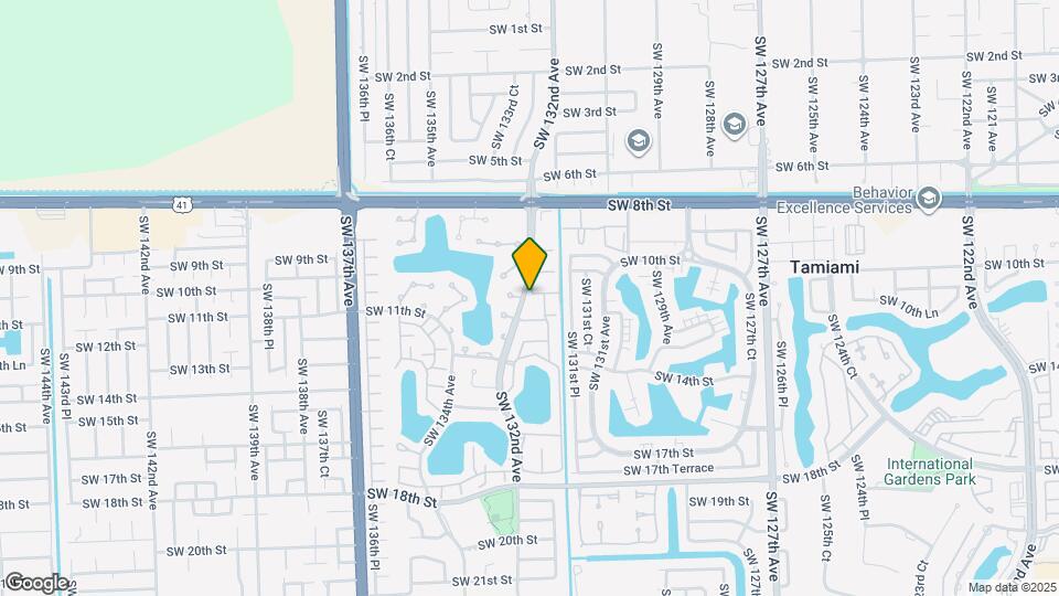13198 SW 10th Terrace Dr Map and Location Details