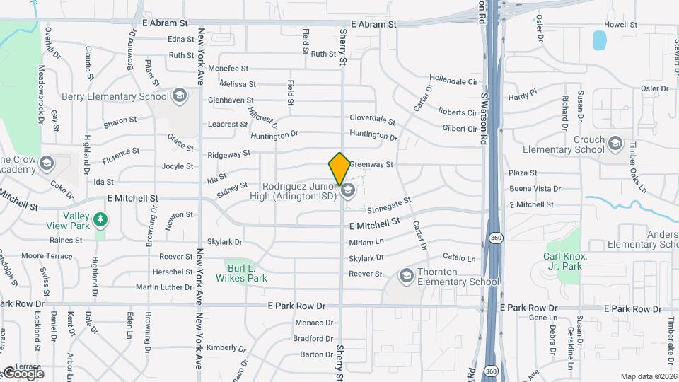 2135 Brookshire St Map and Location Details