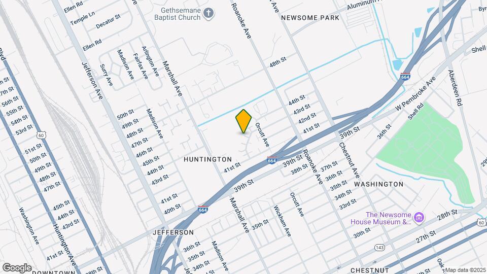 4245 Newsome Dr Map and Location Details