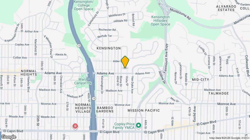 4726 Vista St Map and Location Details