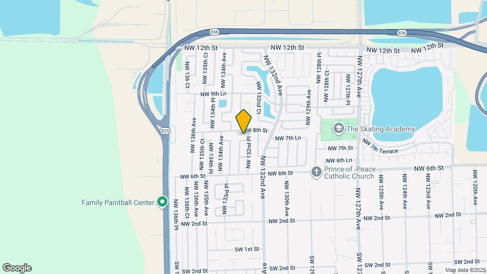 13253 NW 7th Terrace Map and Location Details