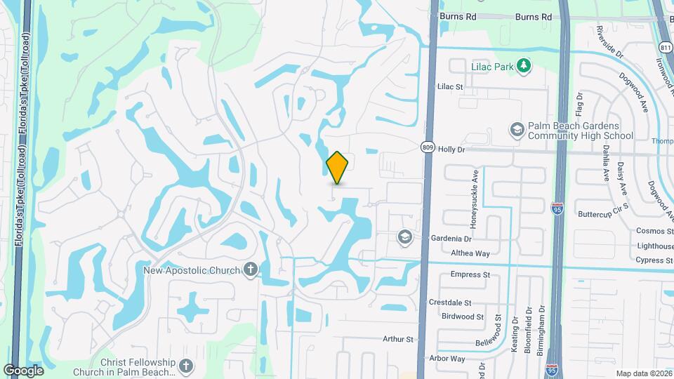 125 Pembroke Dr Map and Location Details