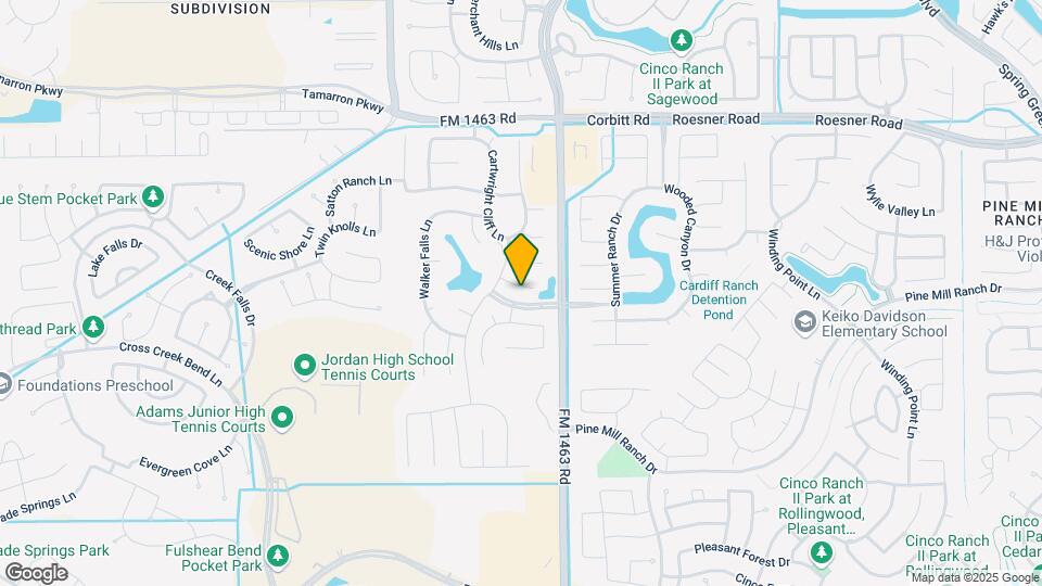 27523 Huggins Crest Ct Mapa y Detalles de la Ubicación