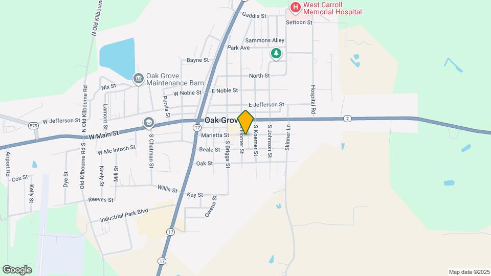 210 S Horner St Mapa y Detalles de la Ubicación