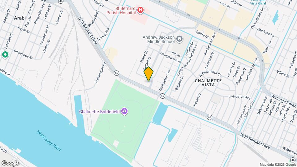 2020 Jean Lafitte Pkwy Mapa y Detalles de la Ubicación