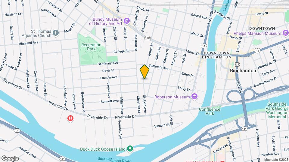 52 Saint John Ave Mapa y Detalles de la Ubicación