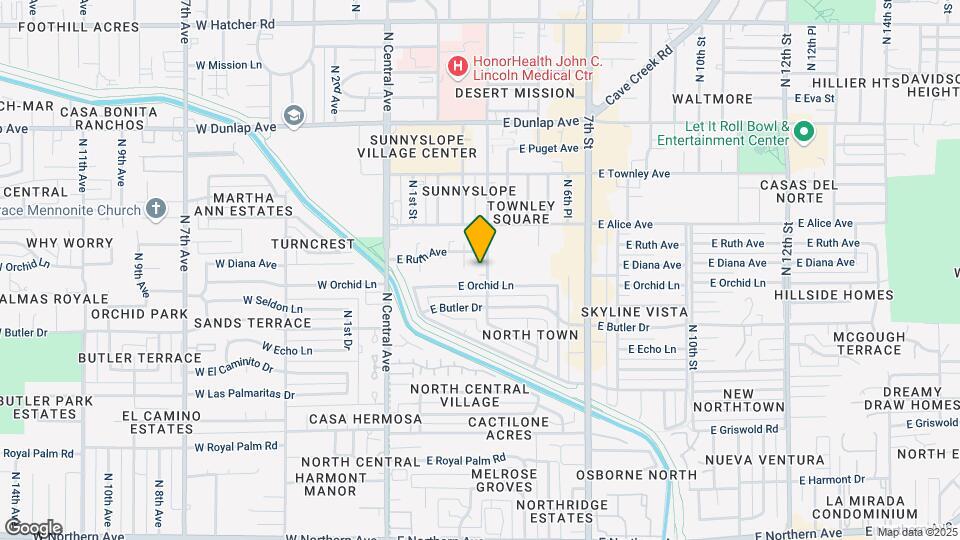 8602 N 3rd St Mapa y Detalles de la Ubicación