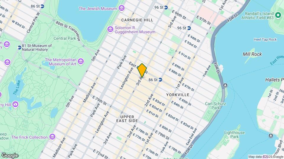 1503 Third Ave Mapa y Detalles de la Ubicación