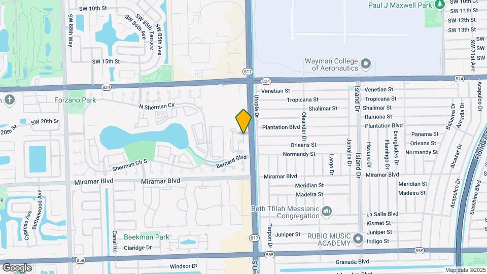 2201 SW 80th Terrace Map and Location Details