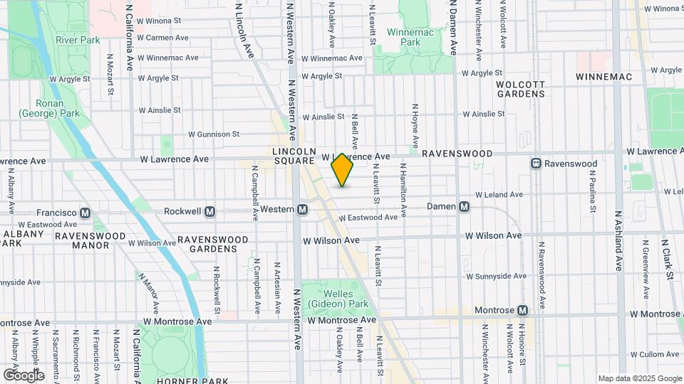 2252 W Leland Ave-Unit -#1 Map and Location Details