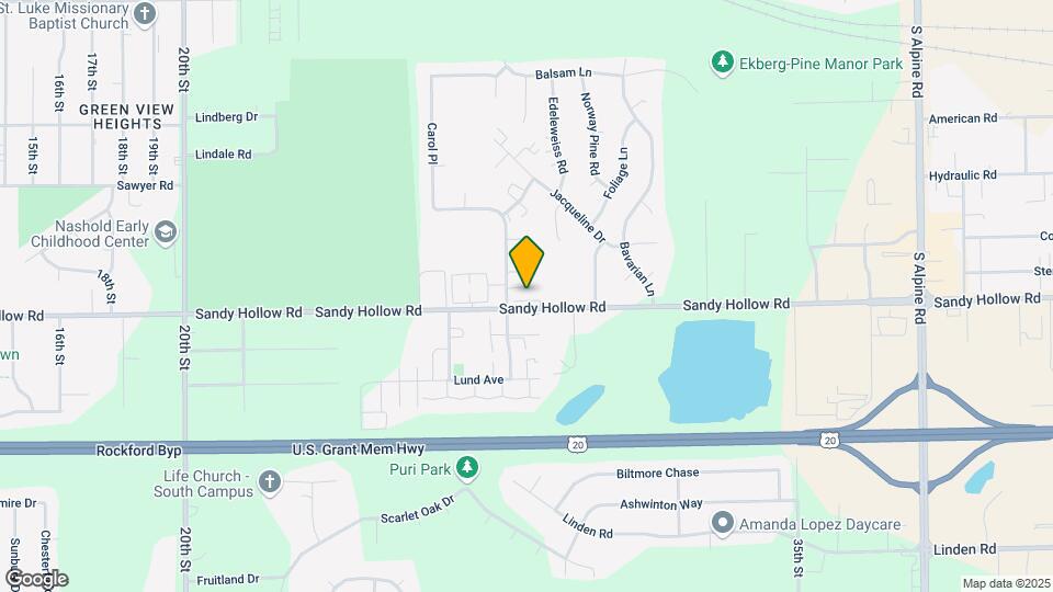 3006 Sandy Hollow Rd Map and Location Details