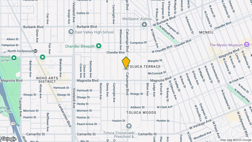 5241 Cahuenga Blvd Mapa y Detalles de la Ubicación