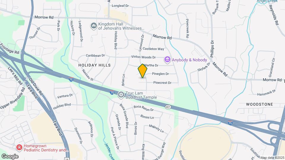 908 Pinecrest Cove Map and Location Details