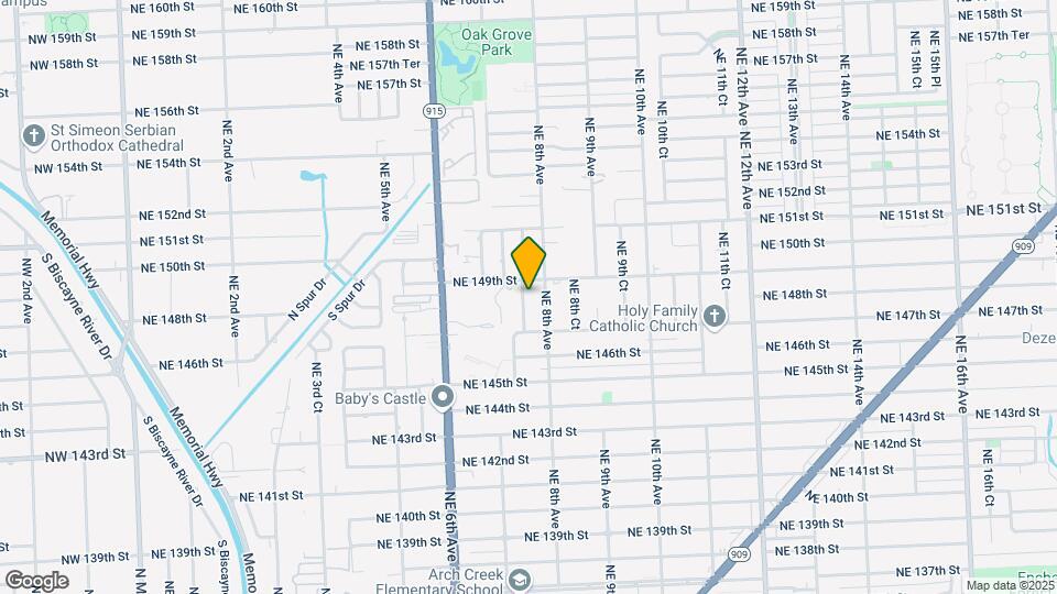 14815 NE 7th Ct Map and Location Details