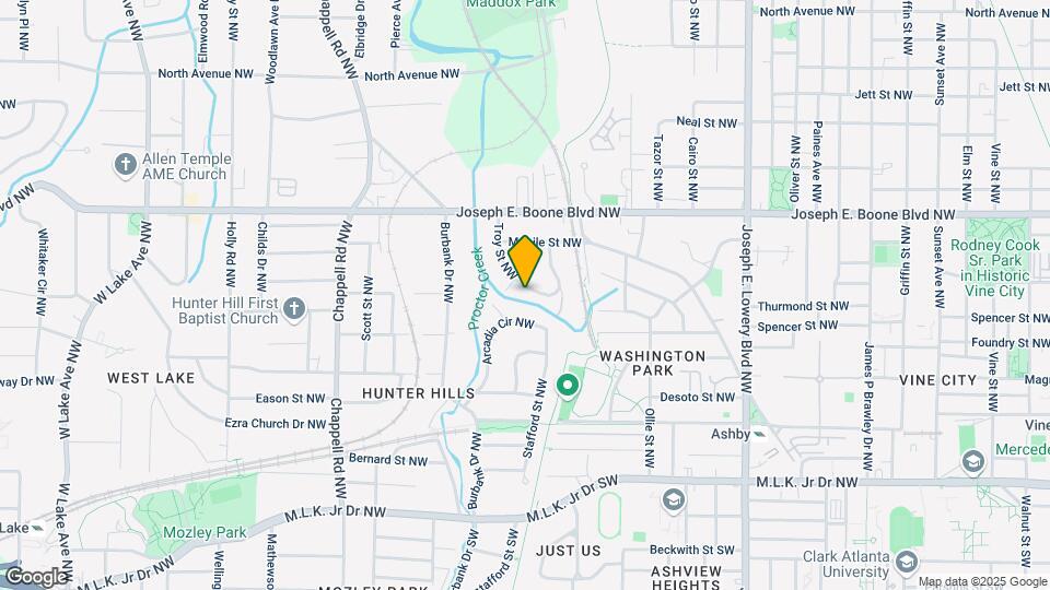 216 Troy St NW Map and Location Details