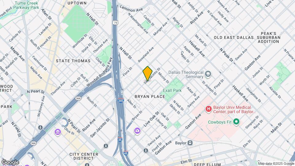 3216 San Jacinto St Map and Location Details