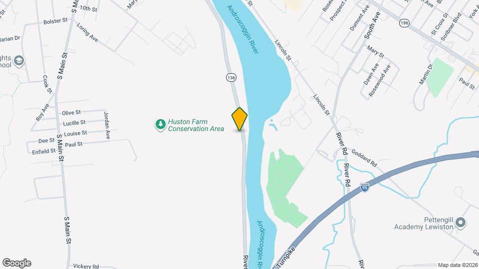 521 Riverside Dr Mapa y Detalles de la Ubicación