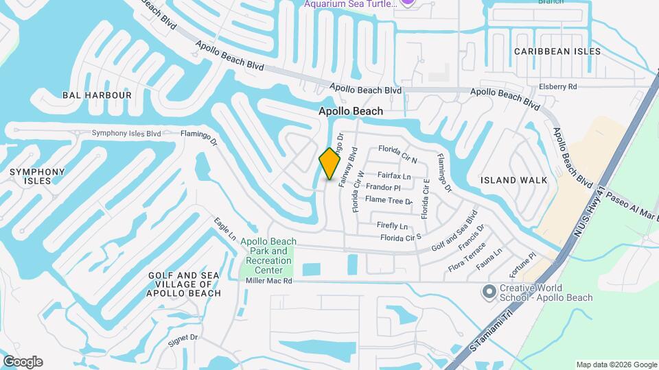 6309 Flamingo Dr Map and Location Details