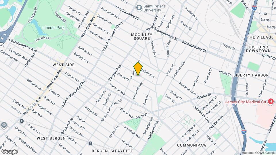 63 Belmont Ave Map and Location Details