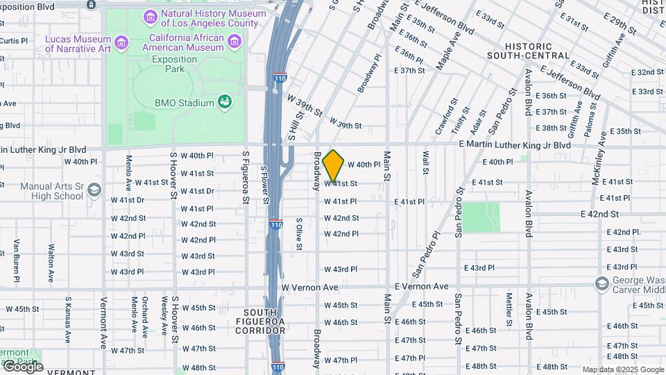 254 W 41st St Map and Location Details