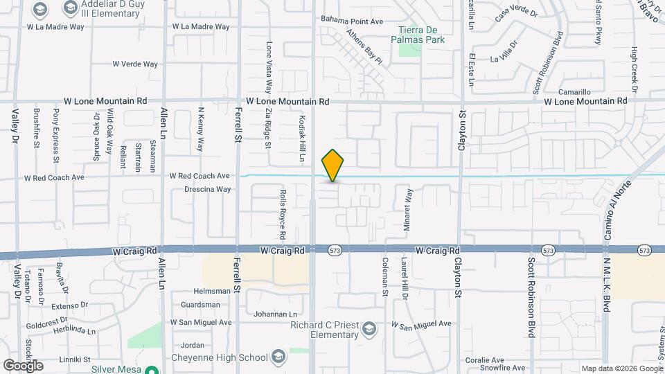2725 Rainy Meadows Ave Map and Location Details
