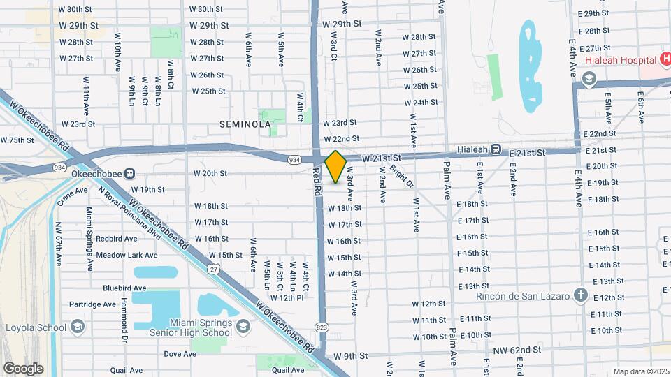 341 W 19th St Map and Location Details
