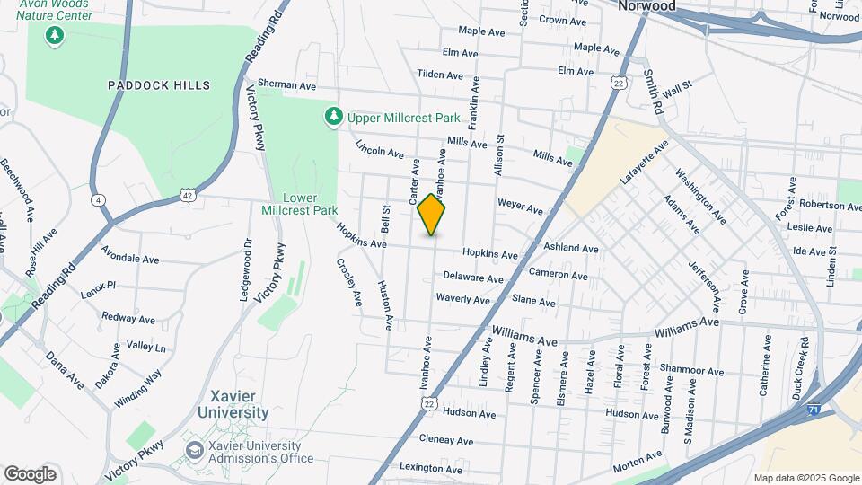 1846 Hopkins Ave Map and Location Details