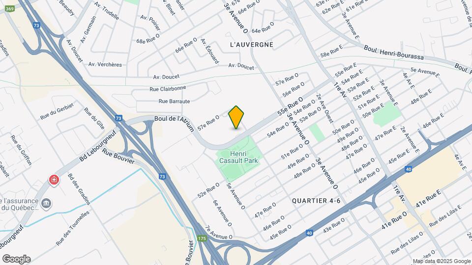 425 De L'atrium Boul Map and Location Details