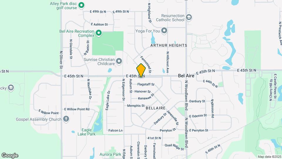 5809 E 45th St N Map and Location Details
