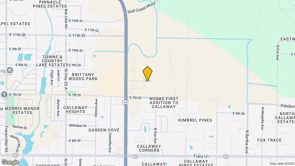 5852 Callaway Cir Map and Location Details