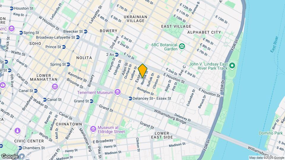 153 Norfolk St-Unit -B3 Map and Location Details