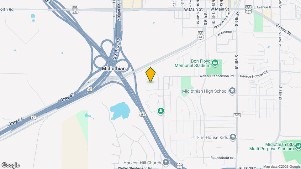 917 Chaparral Trl Map and Location Details