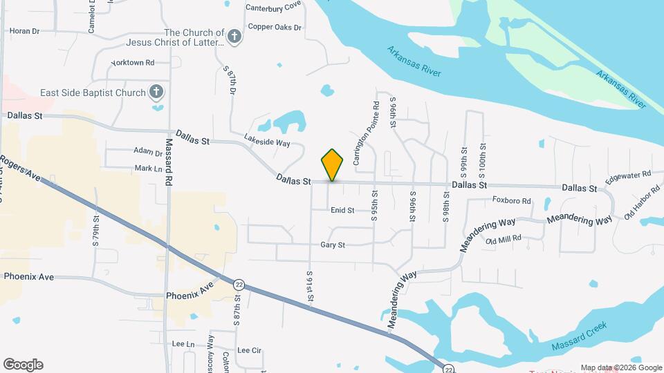 3201 S 92nd St Map and Location Details