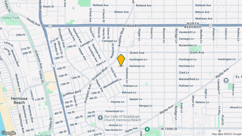 1720-1722 Harriman Ln Map and Location Details