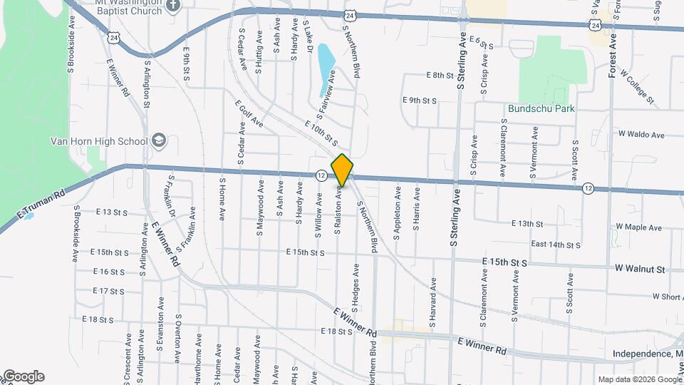 1309 S Ralston Ave Map and Location Details