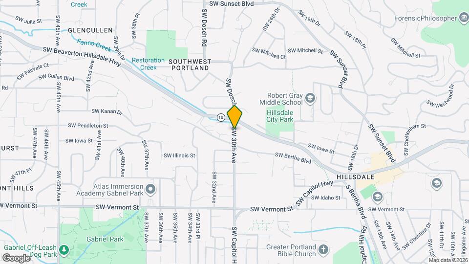 5934 SW 30th Ave Map and Location Details