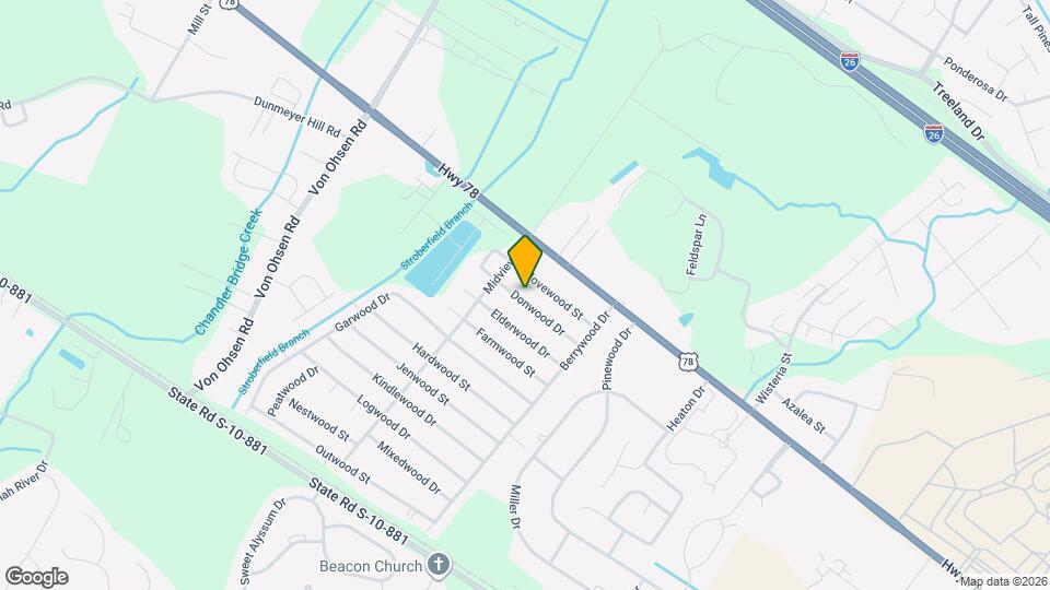 4442 Donwood Dr Map and Location Details