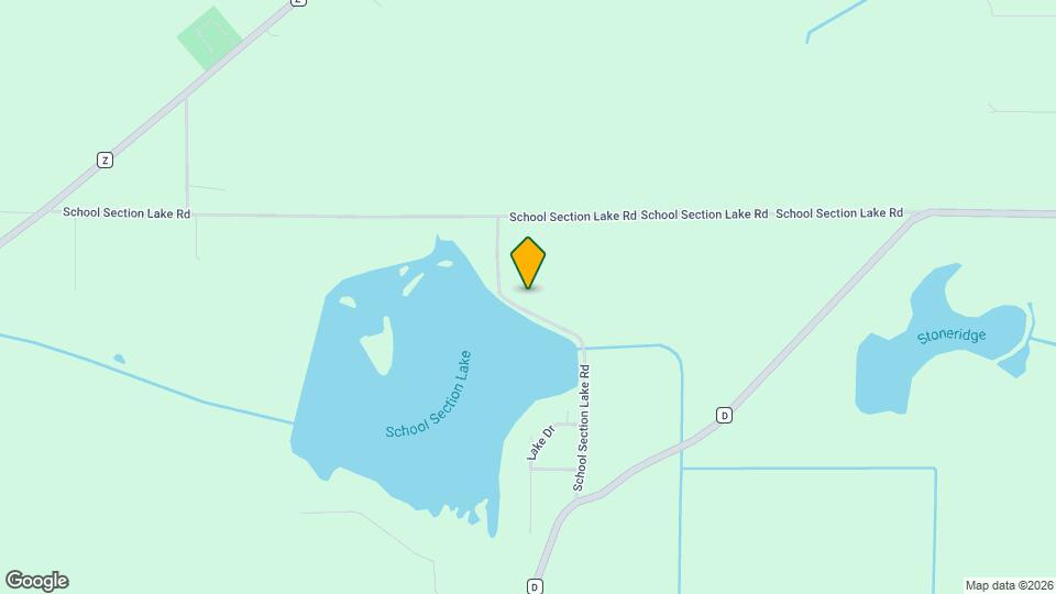 W378S3242 School Section Lake Rd Mapa y Detalles de la Ubicación