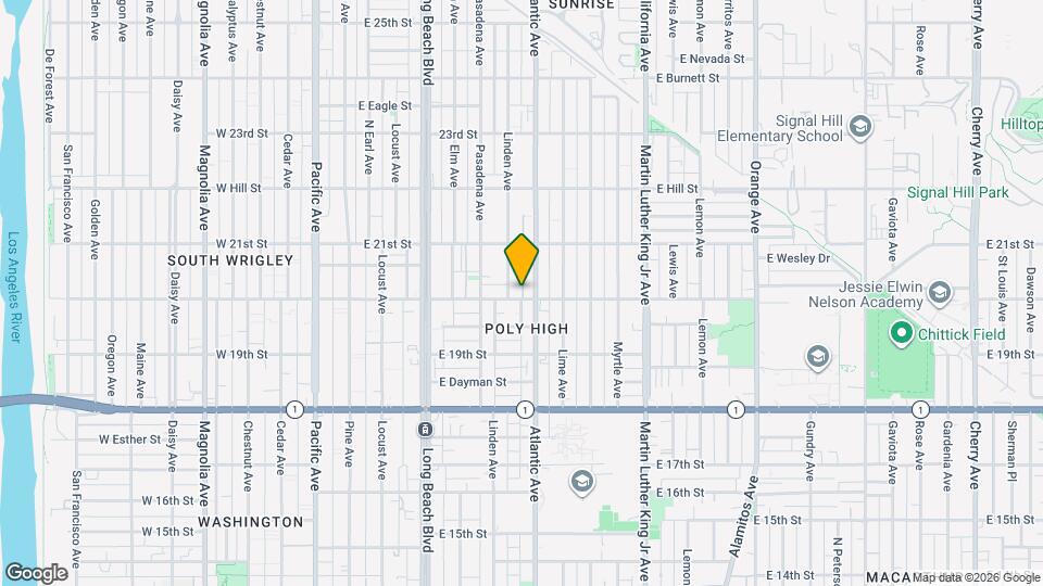 561 E 20th St Map and Location Details