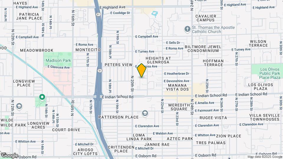 4202 N 21st St Map and Location Details
