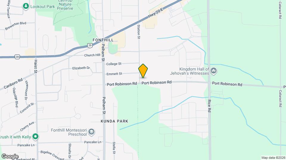 1361 Station St Map and Location Details