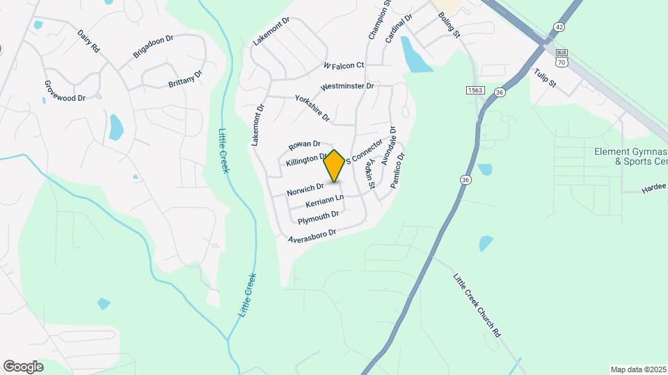 25 Norwich Dr Map and Location Details