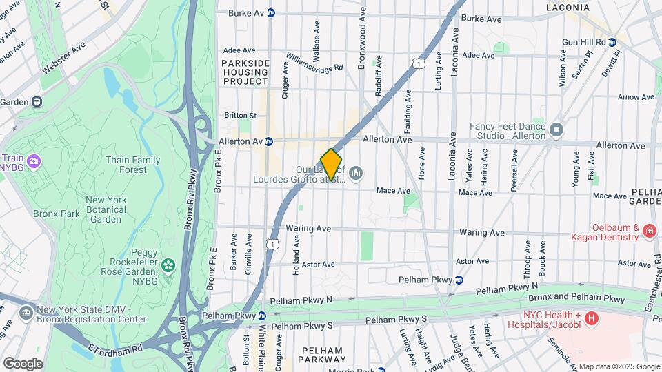 2502 Barnes Ave Map and Location Details