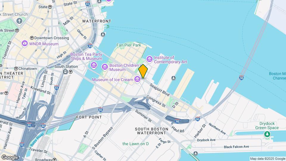 125 Seaport Blvd Map and Location Details