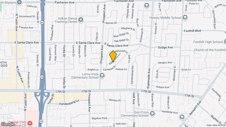 13692 Rushmore Ln Mapa y Detalles de la Ubicación
