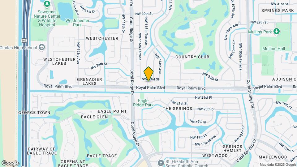 11551 Royal Palm Blvd Map and Location Details